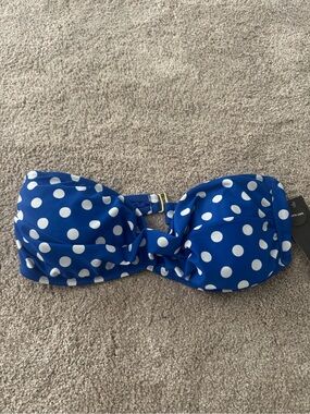 New with tags Massimo polkadots bikini top XL